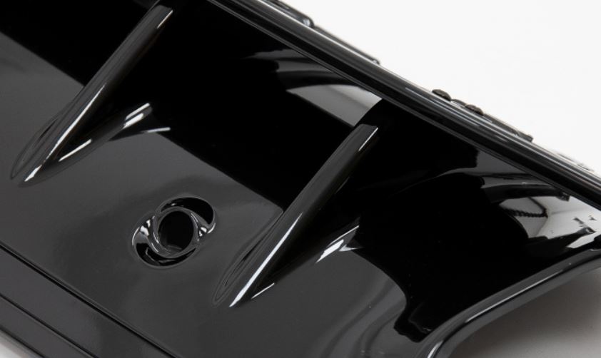 Diffusor Edition 1 C63 AMG Facelift Optik Auspuffblenden Schwarz