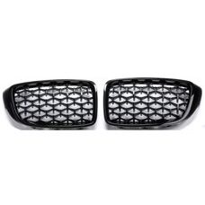 Grill Schwarz Glanz Diamant Nieren BMW 4er F32 F33 F36 Kühlergrill 435i 440i 425i