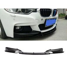 Frontspoiler 3D-Type Schwarz Glanz BMW F30 F31 M-Paket Frontlippe 335i 340i 325i 320d