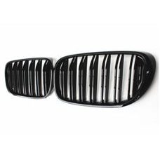 Grill Schwarz Glanz M Doppelspeichen Nieren BMW 7er G11 G12 730d 740d 750i M760i