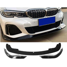 Frontspoiler A-Typ Schwarz Glanz BMW 3er G20 G21 M-Paket Frontlippe Tuning