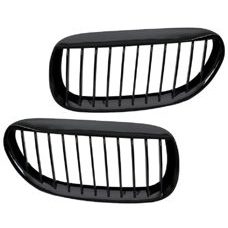 Grill Schwarz Glanz Nieren BMW 6er E63 E64 M6 645i 630i 635d 650i