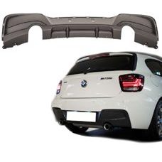 Diffusor 1+1 Rohr Performance ABS BMW 1er F20 F21 M-Paket M135i Heckdiffusor