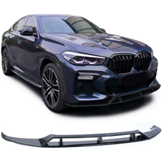 Frontspoiler Schwarz Glanz BMW X6 G06 M-Paket Frontlippe