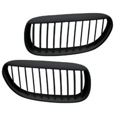 Grill Schwarz Matt Nieren BMW 6er E63 E64 M6 645i 630i 635d 650i