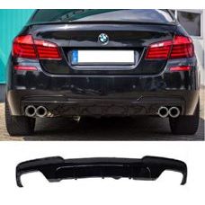 Diffusor 4-Rohr Performance 550i Look Schwarz Glanz BMW 5er F10 F11 M-Tech