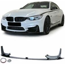 Frontlippe P Type Flaps Schwarz Glanz BMW M4 F82 F83 F80 M3 Frontspoiler