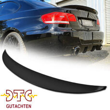 Heckspoiler P-Type High Kick Schwarz Glanz BMW E92 M3 335i + DTC CH Gutachten