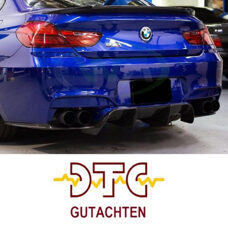 Diffusor Carbon V-Type mit DTC CH-Gutachten BMW F12 F13 F06 M6