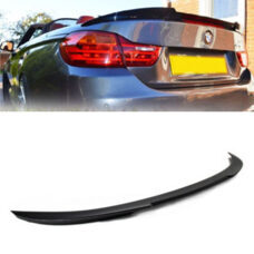 Hecklippe M4 Type Lackiert Schwarz Glanz BMW 4er F33 F83 Cabrio 435i 420d Heckspoiler