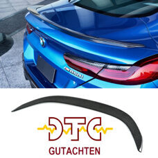 Heckspoiler D-Typ Carbon BMW 8er G15 Coupe M850i 840i F92 M8 Hecklippe + DTC CH-Gutachten