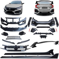 Bodykit TR Stossstangen Honda Civic FK 16-20 10th Gen Schrägheck Schweller Kühlergrill