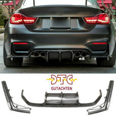 Diffusor VRS-Type mit DTC-Gutachten Carbon Look BMW M4 F82 F83 M3 F80 Heckdiffuser