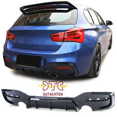 Diffusor P-Typ 1+1 Rohr Schwarz Glanz BMW F20 F21 LCI Facelift M135 M140 Performance + DTC-Gutachten