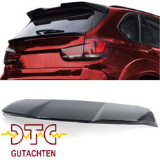 Dachspoiler P-Typ Schwarz Glanz BMW X5 F15 F85 X5M Heckspoiler Flügel + DTC CH-Gutachten