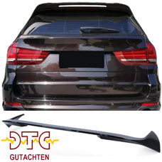 Dachspoiler C-Typ Schwarz Glanz BMW X5 F15 F85 X5M Heckspoiler Lippe + DTC CH-Gutachten