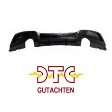 Diffusor P-Type DTC Gutachten 1+1 Schwarz Glanz BMW 1er F20 F21 M-Paket M135i