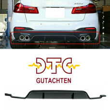 Diffusor D-Typ DTC GUTACHTEN Schwarz Glanz BMW 5er G30 G31 M-Paket Heckdiffuser