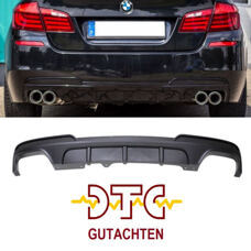 Diffusor 4-Rohr Performance 550i Look ABS BMW 5er F10 F11 Heckdiffusor + CH-Gutachten