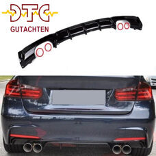 Diffusor 4-Rohr DTC Gutachten Schwarz Glanz Performance BMW 3er F30 F31 335i 340i