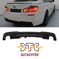 Diffusor 2-Rohr Performance Schwarz Glanz ABS BMW 5er F10 F11 Heckdiffusor + CH-Gutachten