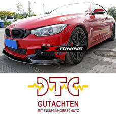 Frontlippe P-Type mit DTC Gutachten mit Fussgängerschutz Carbon BMW 4er F32 F33 F36