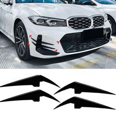 Flaps Front Schwarz Glanz BMW 3er G20 G21 LCI Facelift ab 2022 Frontflaps