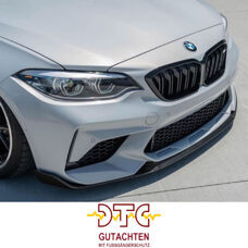 Frontlippe P-Typ mit DTC CH-GUTACHTEN FUSSGÄNGERSCHUTZ Carbon Frontspoiler BMW M2 F87 Competition M2C