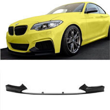 Frontspoiler P-Type Schwarz Glanz Performance BMW 2er F22 F23 M-Paket Frontlippe 235i