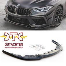 Frontspoiler V.2 BMW M8 F93 F92 Maxton Schwarz Glanz CH-Gutachten Fussgängerschutz Frontlippe