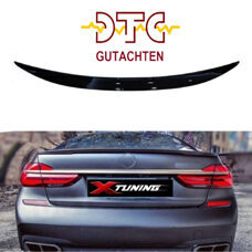 Heckspoiler P-Typ mit DTC CH-Gutachten Schwarz Glanz BMW 7er G11 G12 M760i 750i 740i