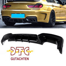 Diffusor P-Typ Schwarz Glanz Performance BMW 6er F12 F13 F06 M6 650i 640d + DTC CH-Gutachten