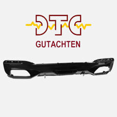 Diffusor P-Typ Schwarz Glanz BMW 5er G30 G31 M550i M550d Heckdiffuser + DTC CH-Gutachten