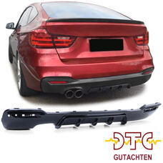 Diffusor P-Typ Schwarz Glanz Performance 3er BMW GT F34 320d 325d 330i 330d 335i 335d + DTC-Gutachten