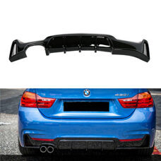 Diffusor 2-Rohr Schwarz Glanz Performance BMW 4er F32 F33 F36 425i 428i M-Paket