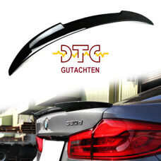 Heckspoiler M4-Typ DTC Gutachten Schwarz Glanz Lackiert BMW 5er G30 M5 F90 Hecklippe