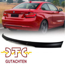 Hecklippe M4-Type MIT DTC CH-Gutachten Schwarz Glanz BMW F22 Coupe F87 M2 Spoiler