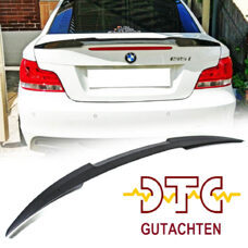 Hecklippe M4 Type MIT DTC CH-Gutachten Schwarz Glanz BMW 1er E82 Coupe Heckspoiler