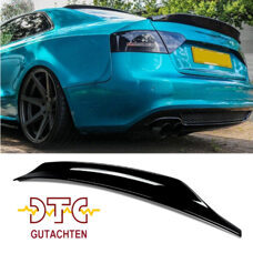 Heckspoiler C-Typ Schwarz Glanz mit DTC CH-Gutachten Audi A5 8T Coupe 2008-2016