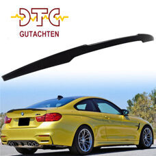 Heckspoiler P-Type Schwarz Glanz Performance BMW M4 F82 Coupe + DTC-Gutachten