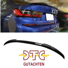 Heckspoiler V-Typ Lackiert Schwarz Glanz BMW M3 G80 3er G20 Limousine M340i + DTC CH-Gutachten