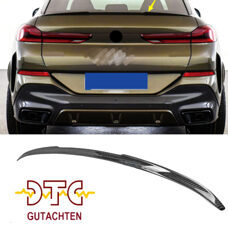 Heckspoiler P-Typ Carbon Fiber BMW X6 G06 Tuning Hecklippe X6M + DTC CH-Gutachten