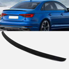 Heckspoiler A-Typ Schwarz Glanz Audi A4 B9 8W 15-23 Limousine Hecklippe