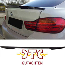 Heckspoiler P-Typ mit CH-Gutachten Schwarz Glanz BMW 4er F36 Gran Coupe Hecklippe