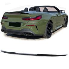 Heckspoiler V-Typ Schwarz Glanz BMW 8er G14 840d 850i M8 F91 Cabrio Tuning Hecklippe