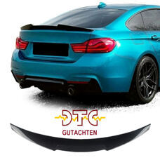 Heckspoiler M4 Typ BMW 4er F36 Gran Coupe 435i 440i 420d Hecklippe Carbon Look + DTC-Gutachten