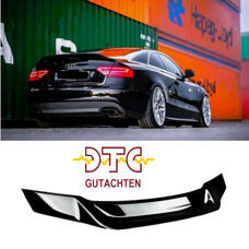 Heckspoiler R-Typ Audi A5 8T Coupe 2008-2016 Schwarz Glanz Hecklippe + DTC CH-Gutachten