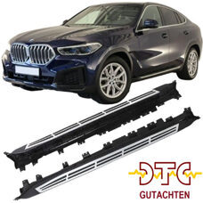 Trittbretter Schweller Alu Optik BMW X6 G06 Seitenschweller + DTC CH-Gutachten