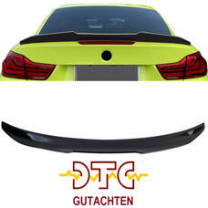 Hecklippe PSM Type Schwarz Glanz BMW 4er F33 F83 Cabrio 435i 420d Heckspoiler + DTC-Gutachten