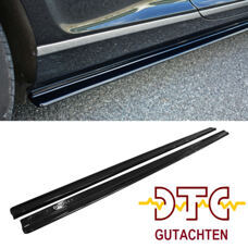 Seitenschweller Bentley Continental GT Schweller Schwarz Glanz + DTC CH-Gutachten